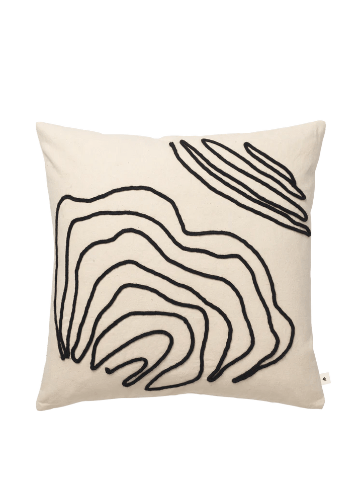 Jot Cushion - Ferm Living Bedding + Pillows - Natural - HORNE