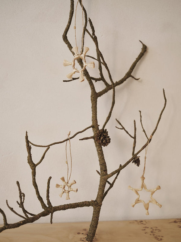 Jute Stars - Set of 3 - Ferm Living - Art + Objects - HORNE