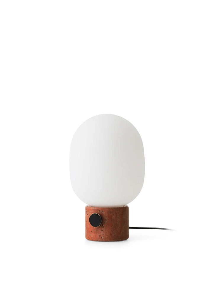 JWDA Table Lamp - Marble - Audo Copenhagen Table + Task - Red Travertine Stone - HORNE