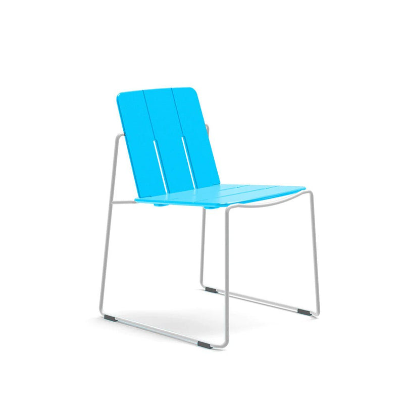 Keene Dining Chair - Loll Designs Outdoor Furniture - Charcoal Grey - Stainless Steel - HORNE