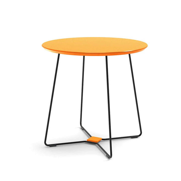 Keene Dining Table - Loll Designs Outdoor Furniture - Sunset Orange - Black - HORNE