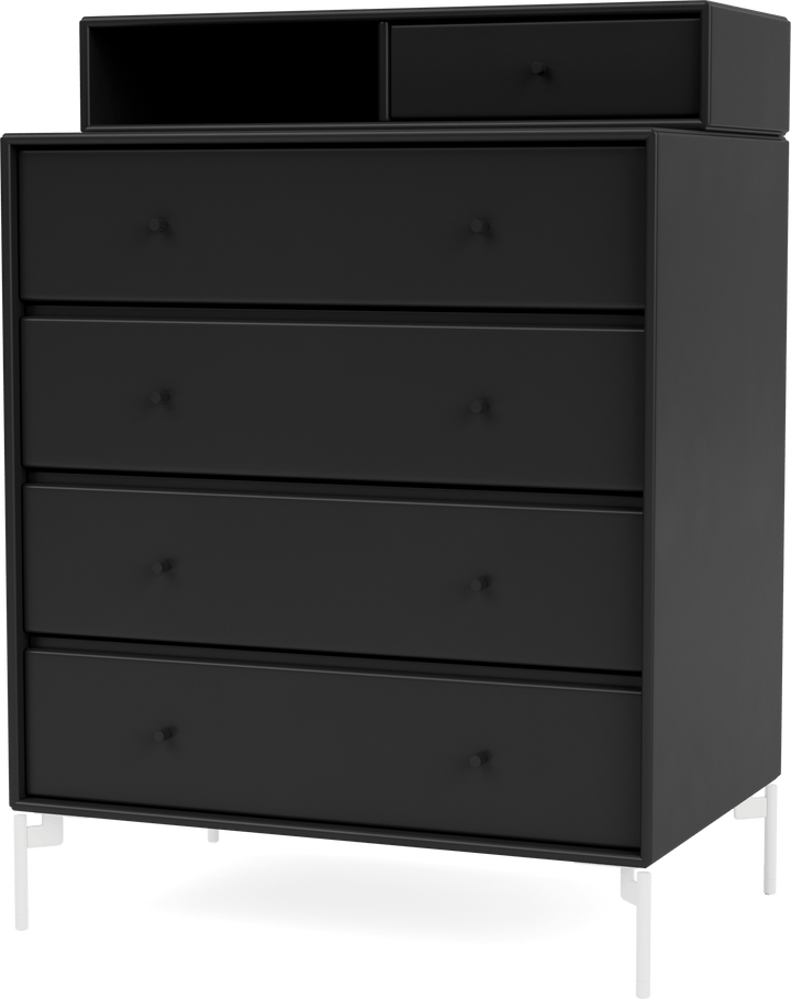 Keep Dresser - With Legs - Montana - Dressers - Black - Snow - HORNE