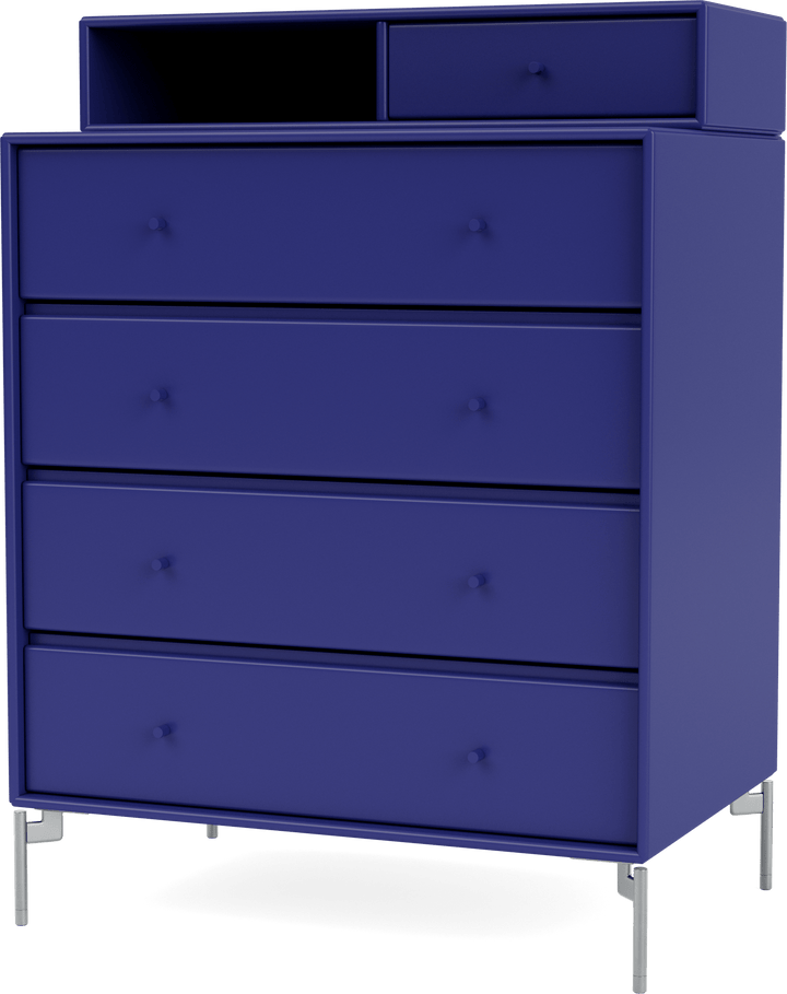 Keep Dresser - With Legs - Montana - Dressers - Monarch - Matte Chrome - HORNE