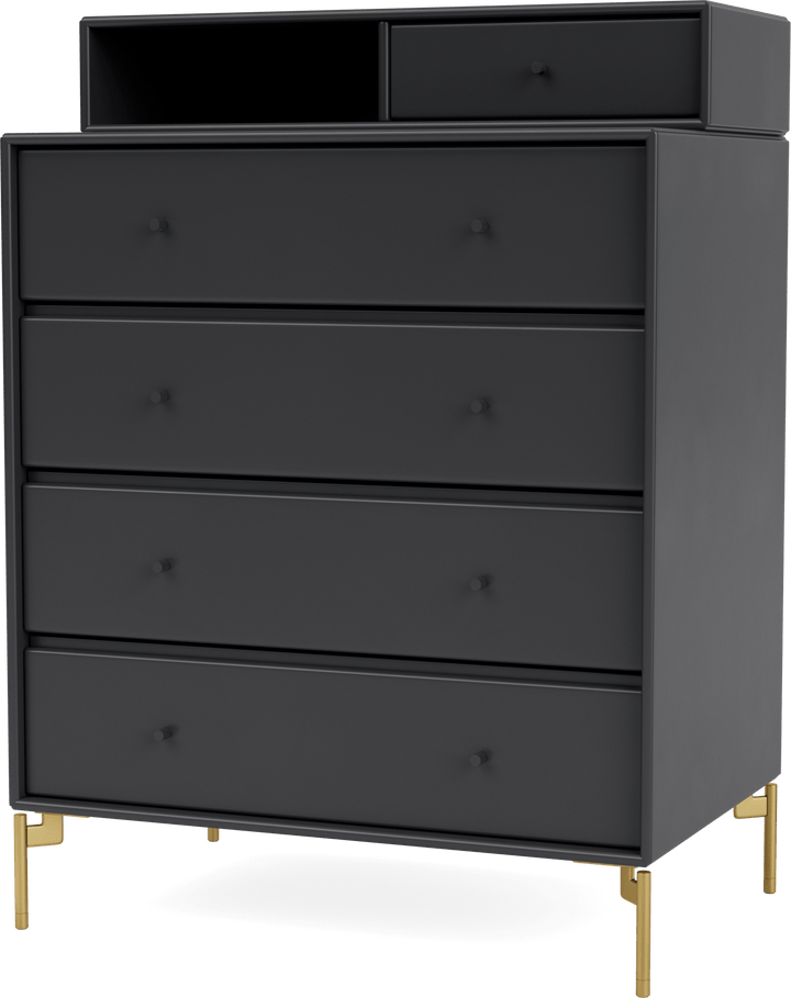 Keep Dresser - With Legs - Montana - Dressers - Anthracite - Brass - HORNE