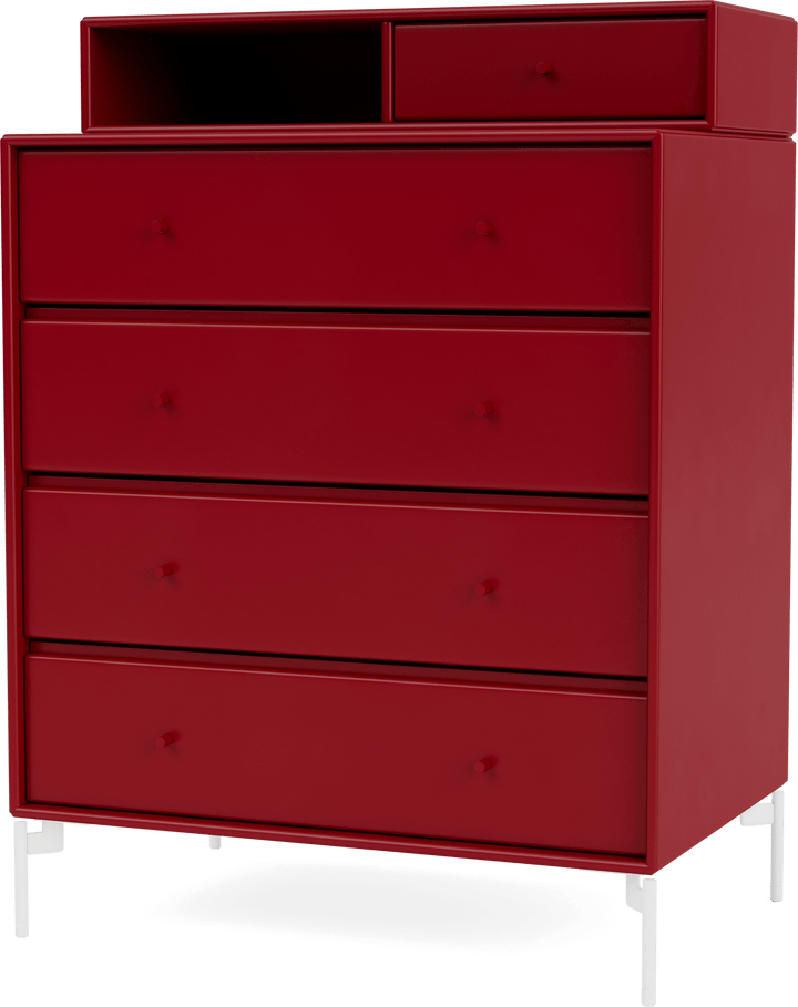 Keep Dresser - With Legs - Montana - Dressers - Beetroot - Snow - HORNE