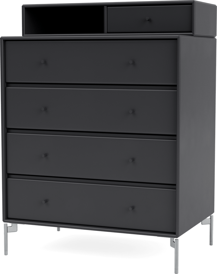 Keep Dresser - With Legs - Montana - Dressers - Anthracite - Matte Chrome - HORNE