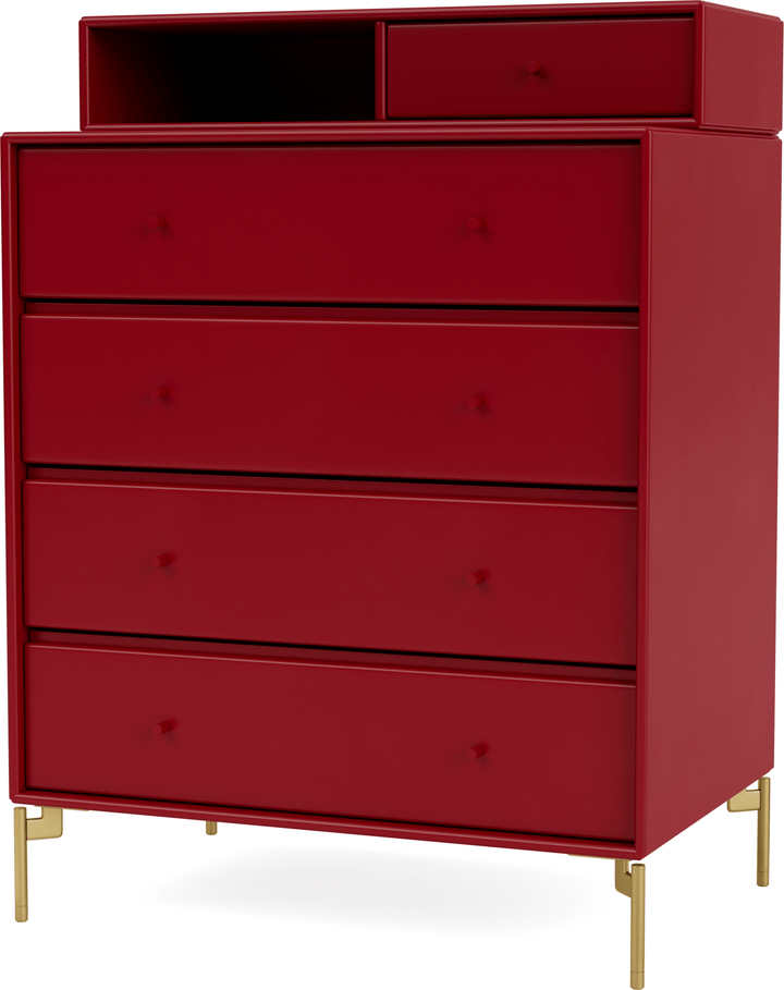 Keep Dresser - With Legs - Montana - Dressers - Beetroot - Brass - HORNE