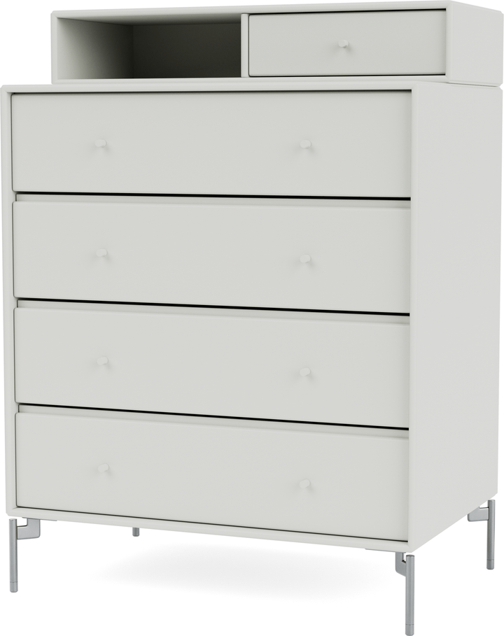 Keep Dresser - With Legs - Montana - Dressers - Nordic - Matte Chrome - HORNE