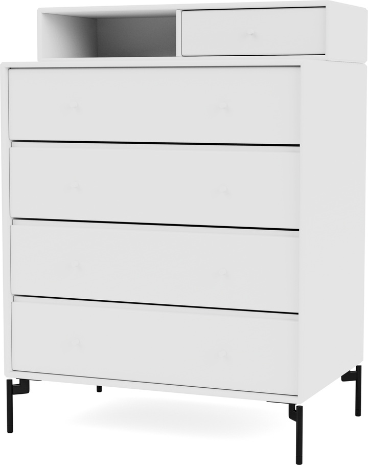 Keep Dresser - With Legs - Montana - Dressers - New White - Black - HORNE