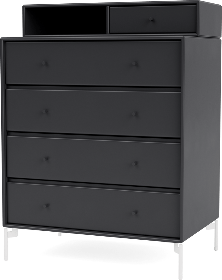 Keep Dresser - With Legs - Montana - Dressers - Anthracite - Snow - HORNE