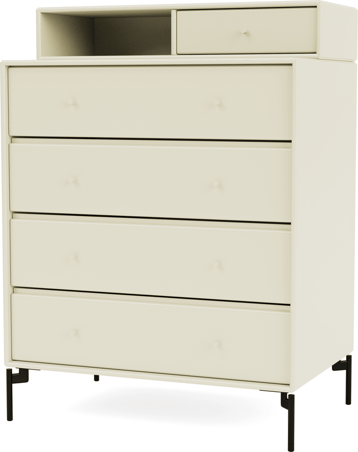 Keep Dresser - With Legs - Montana - Dressers - Vanilla - Black - HORNE