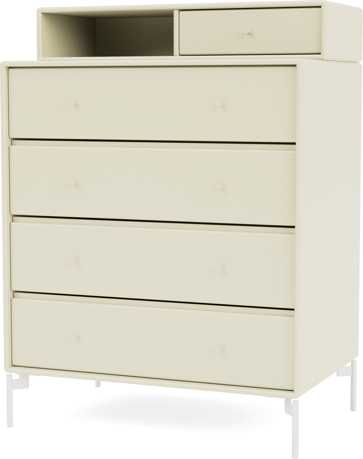 Keep Dresser - With Legs - Montana - Dressers - Vanilla - Snow - HORNE