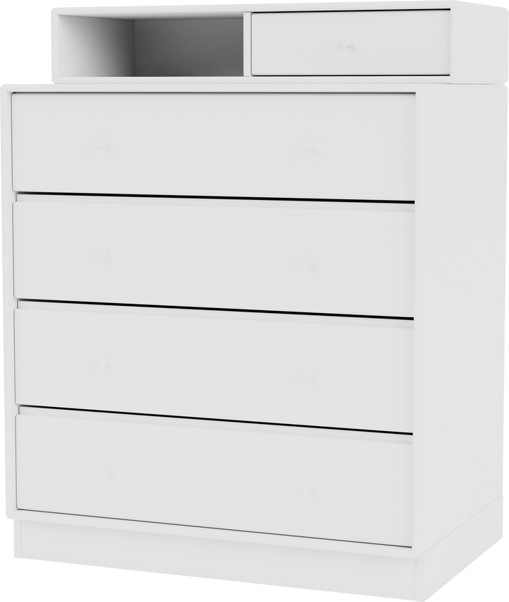 Keep Dresser - With Plinth Base - Montana - Dressers - New White - 2.7" - HORNE