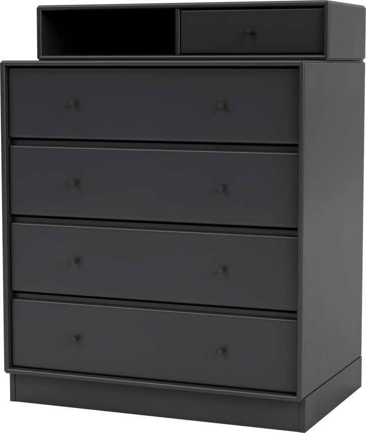 Keep Dresser - With Plinth Base - Montana - Dressers - Anthracite - 2.7" - HORNE