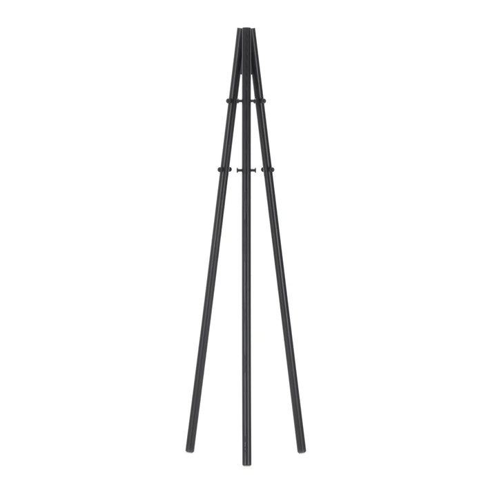 Kiila Coat Stand by Alvar Aalto - Artek Coat + Key Racks - Black Lacquered & Hooks Black - HORNE