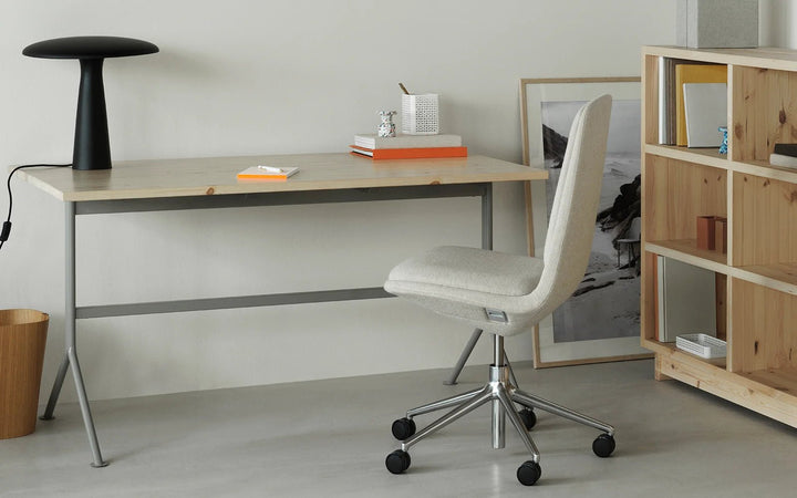 Kip Desk - Normann Copenhagen Desks - Kip Desk Grey - Oak - HORNE