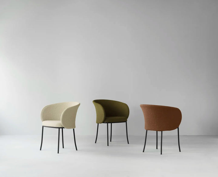 Knit Armchair - Normann Copenhagen Dining Chairs - Olive - HORNE
