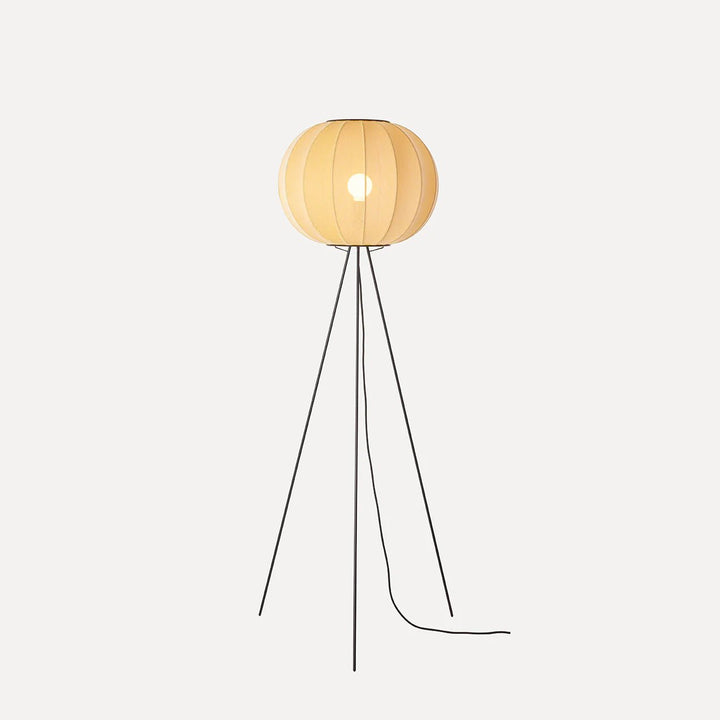 Knit - Wit Floor High Lamp - Made by Hand Floor Lamps - Tweed Green - 45 - HORNE