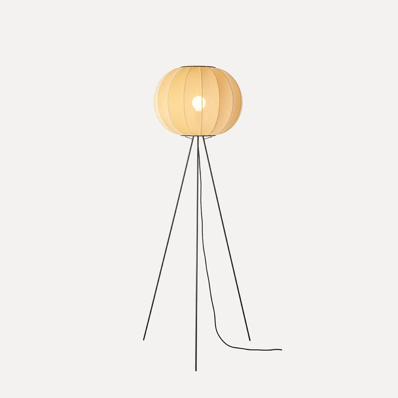 Knit - Wit Floor High Lamp - Made by Hand Floor Lamps - Black - 45 - HORNE