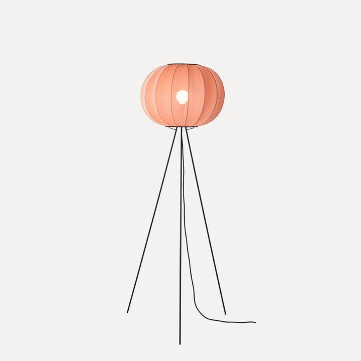Knit - Wit Floor High Lamp - Made by Hand Floor Lamps - Light Pink - 45 - HORNE