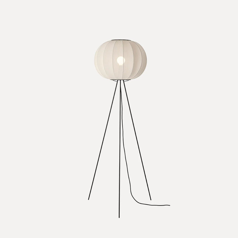 Knit - Wit Floor High Lamp - Made by Hand Floor Lamps - Black - 45 - HORNE