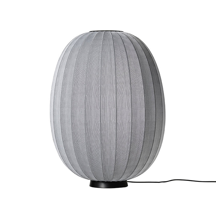 Knit - Wit Floor Level Lamp - Made by Hand Floor Lamps - 60 - Silver - HORNE