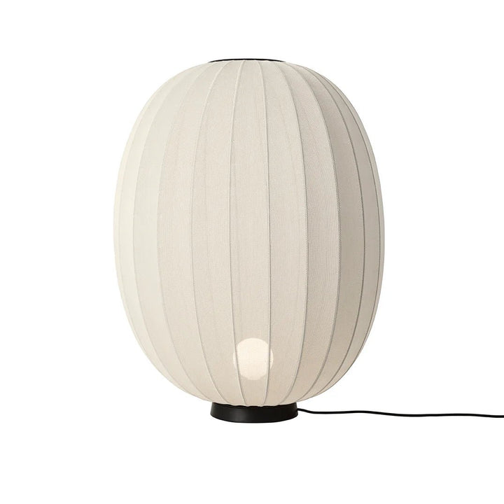 Knit - Wit Floor Level Lamp - Made by Hand Floor Lamps - 60 - Black - HORNE