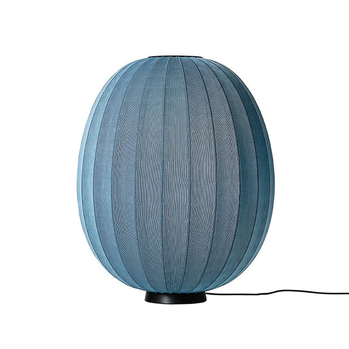 Knit - Wit Floor Level Lamp - Made by Hand Floor Lamps - 60 - Blue Stone - HORNE