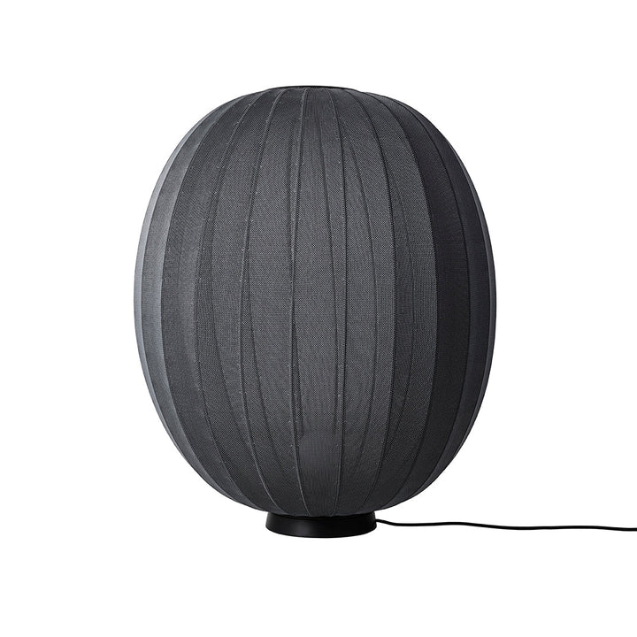 Knit - Wit Floor Level Lamp - Made by Hand Floor Lamps - 60 - Black - HORNE