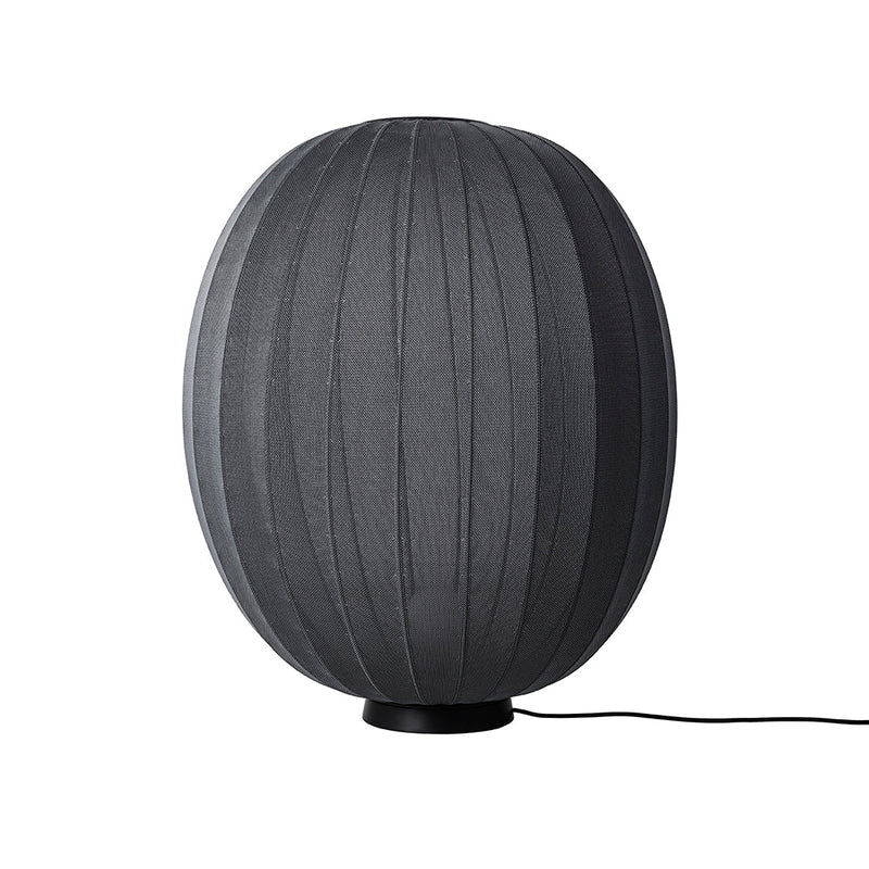 Knit - Wit Floor Level Lamp - Made by Hand Floor Lamps - 60 - Black - HORNE