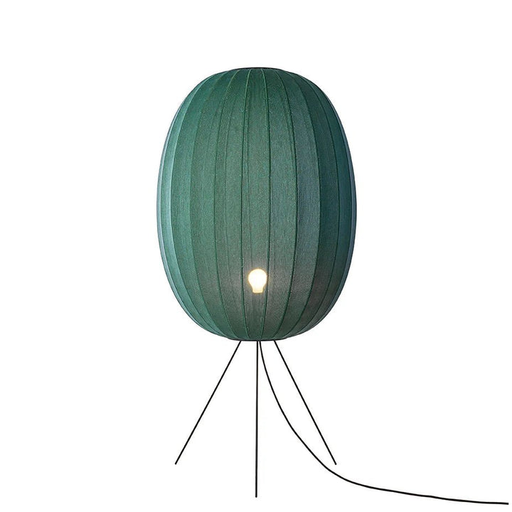 Knit - Wit Floor Medium Lamp - Made by Hand Floor Lamps - 65 - Tweed Green - HORNE