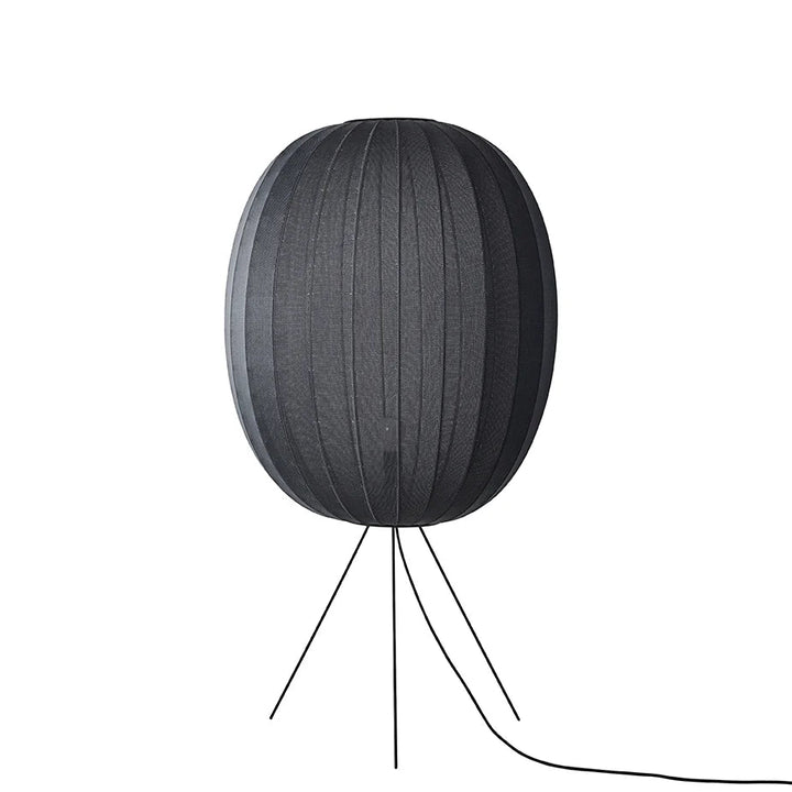 Knit - Wit Floor Medium Lamp - Made by Hand Floor Lamps - 65 - Black - HORNE