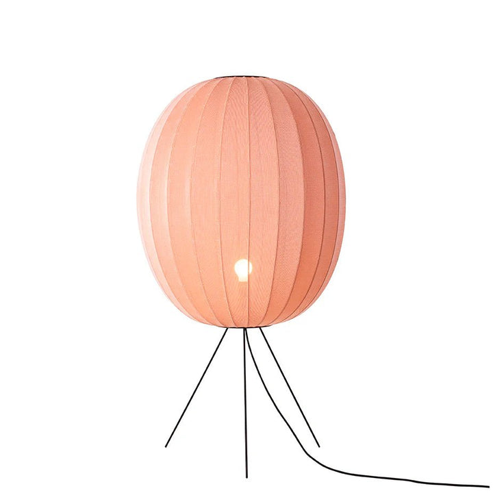 Knit - Wit Floor Medium Lamp - Made by Hand Floor Lamps - 65 - Coral - HORNE