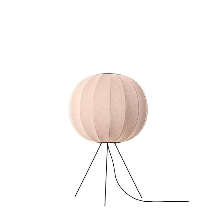 Knit - Wit Floor Medium Lamp - Made by Hand Floor Lamps - 60 - Sand Stone - HORNE