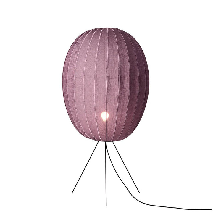 Knit - Wit Floor Medium Lamp - Made by Hand Floor Lamps - 65 - Burgundy - HORNE