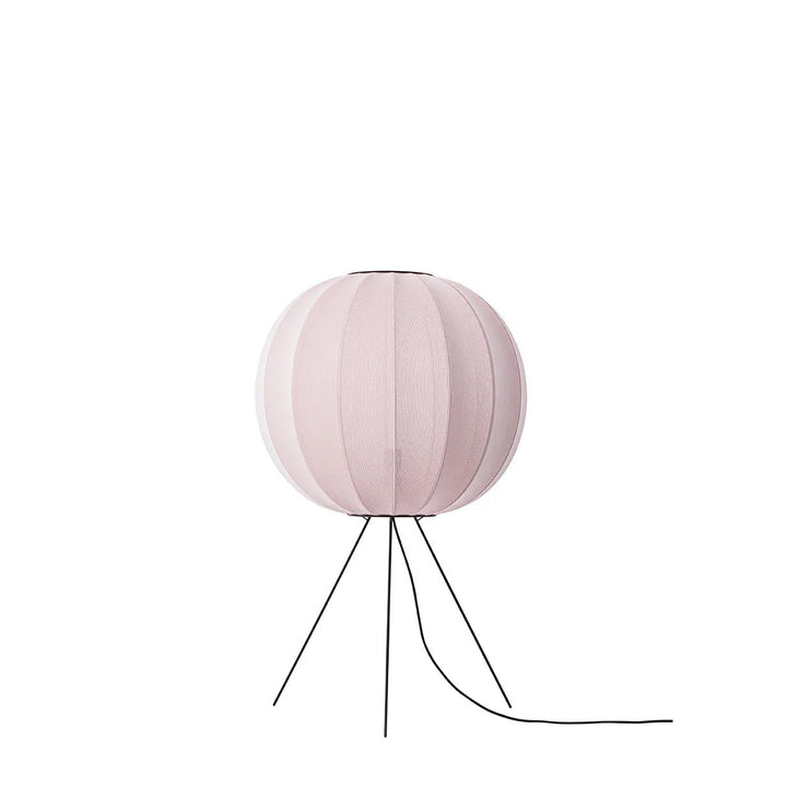 Knit - Wit Floor Medium Lamp - Made by Hand Floor Lamps - 60 - Light Pink - HORNE
