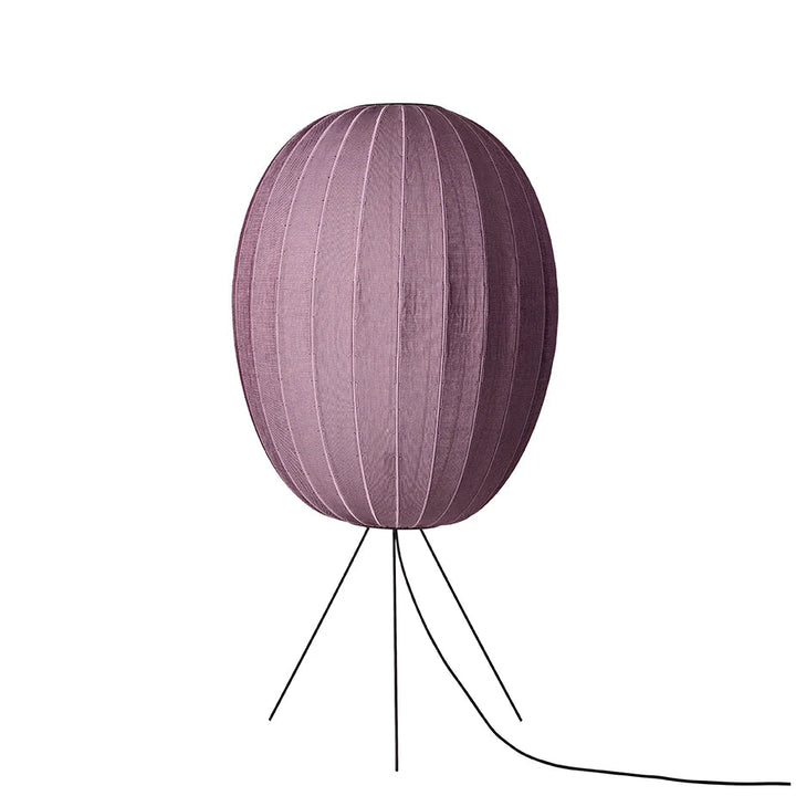 Knit - Wit Floor Medium Lamp - Made by Hand Floor Lamps - 65 - Burgundy - HORNE