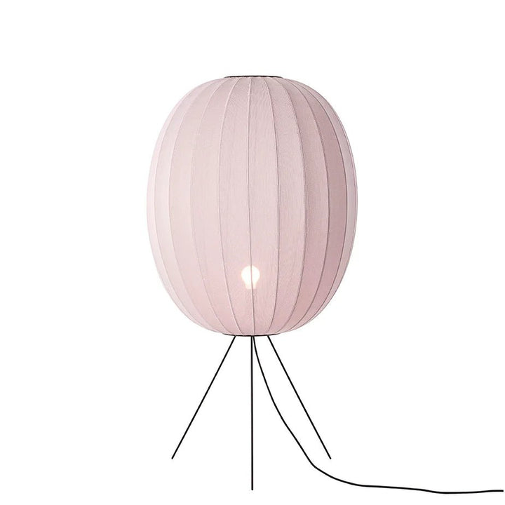 Knit - Wit Floor Medium Lamp - Made by Hand Floor Lamps - 65 - Light Pink - HORNE