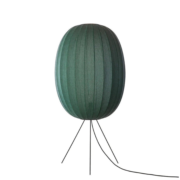 Knit - Wit Floor Medium Lamp - Made by Hand Floor Lamps - 65 - Tweed Green - HORNE