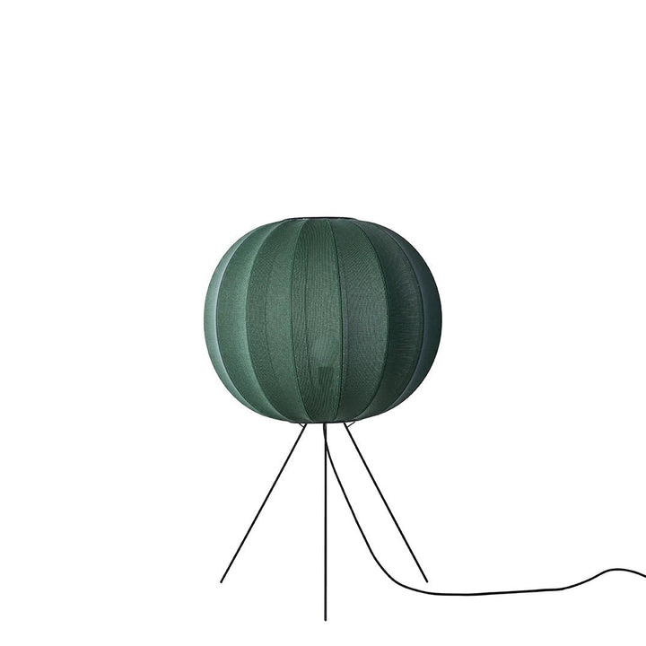 Knit - Wit Floor Medium Lamp - Made by Hand Floor Lamps - 60 - Tweed Green - HORNE