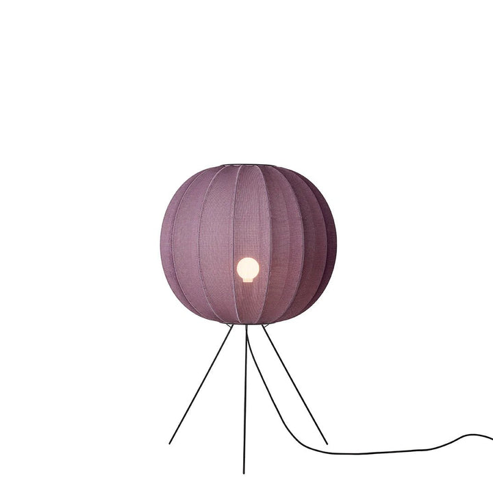 Knit - Wit Floor Medium Lamp - Made by Hand Floor Lamps - 60 - Silver - HORNE
