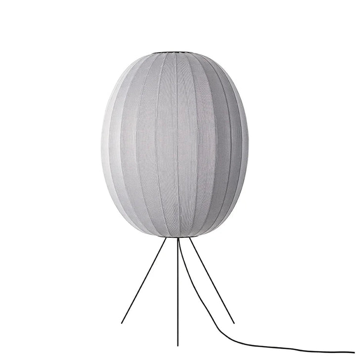 Knit - Wit Floor Medium Lamp - Made by Hand Floor Lamps - 65 - Silver - HORNE