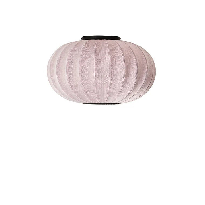Knit - Wit Oval Ceiling/Wall Light - Made by Hand Pendants - 45 - Light Pink - HORNE