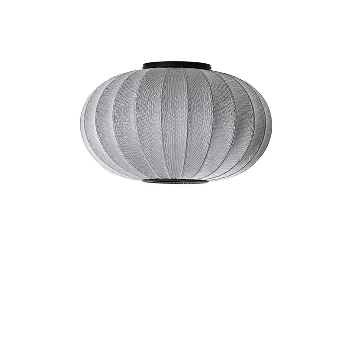 Knit - Wit Oval Ceiling/Wall Light - Made by Hand Pendants - 45 - Silver - HORNE