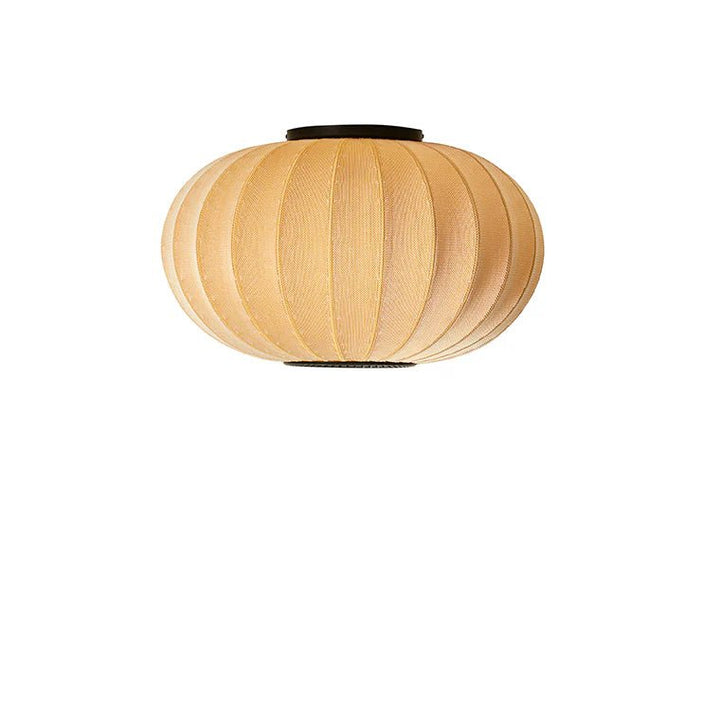 Knit - Wit Oval Ceiling/Wall Light - Made by Hand Pendants - 45 - Sunrise - HORNE