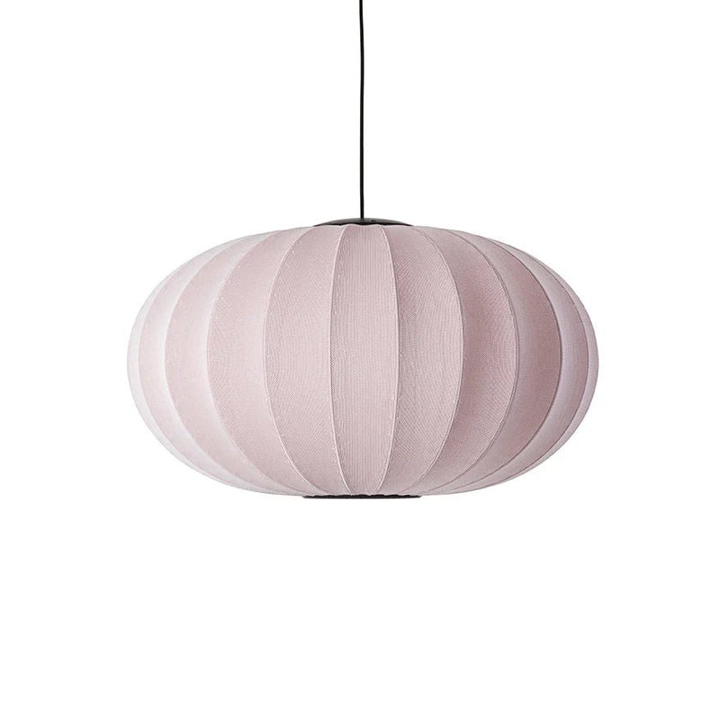 Knit Wit Oval Pendant LED - Made by Hand Pendants - 45 - Black - HORNE
