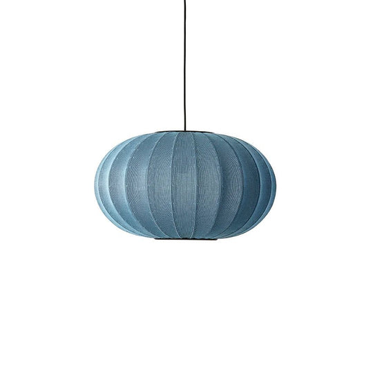 Knit Wit Oval Pendant - Made by Hand Pendants - 57 - Blue Stone - HORNE