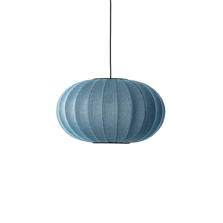 Knit Wit Oval Pendant - Made by Hand Pendants - 57 - Blue Stone - HORNE