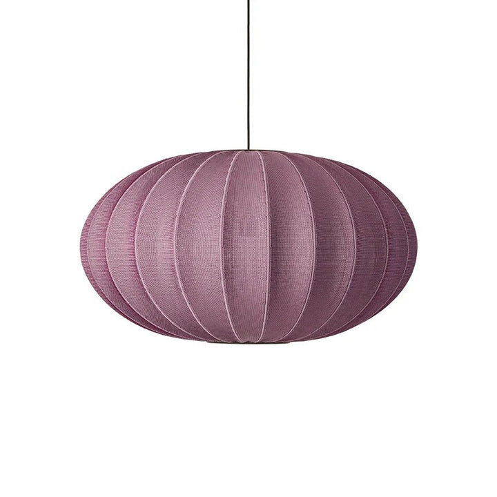 Knit Wit Oval Pendant - Made by Hand Pendants - 76 - Burgundy - HORNE