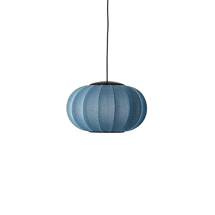 Knit Wit Pendant LED - Made by Hand Pendants - 45 - Blue Stone - HORNE